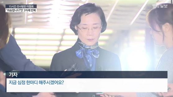 이명희 "기억 안 난다"…경찰 "재소환 후 구속영장 신청" 