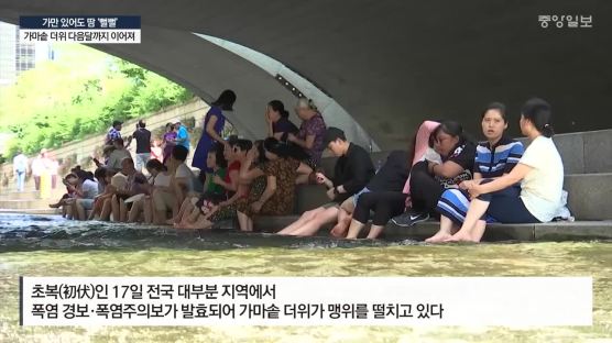 "태국보다 더운 것 같다"…대구 37도, 서울 34도 전국 폭염특보