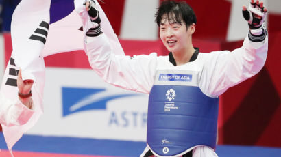 이다빈, 아시안게임 2회 연속 금메달…태권도 67㎏ 초과급 정상