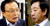 이해찬 더불어민주당 당대표 후보(왼쪽 사진)과 김성태 자유한국당 원내대표가 24일 국회에서 각각 발언을 하고 있다. [연합뉴스, 뉴스1]