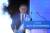 문재인 당시 새정치민주연합 당 대표 후보가 지난 2015년 2월 8일 서울 올림픽 체조경기장에서 열린 전당대회에서 정견발표를 하기 위해 무대 뒤에서 나오고 있다. [중앙포토]