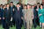 지난 2008년 6월 17~19일 중국 국가 부주석 취임 후 첫 순방국으로 평양을 방문한 시진핑 부주석이 김정일 위원장과 회견장으로 입장하고 있다. [사진=인민망]