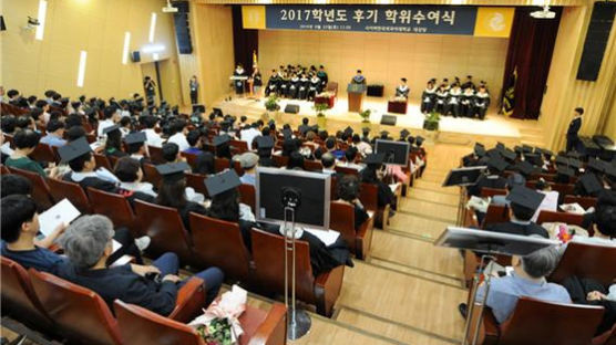 사이버한국외대, 2017학년도 후기 학위수여식