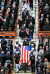 1일(현지시간) 미국 워싱턴 DC 워싱턴 국립 대성당에서 존 매케인 공화당 상원의원의 장례식이 엄수됐다. [AP=연합뉴스]