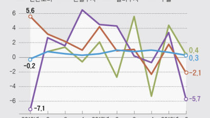 성장률 마저 … 2분기 0.6%, 올 목표치 먹구름