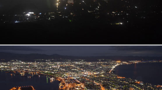 [홋카이도 르포] '일본 최고 야경' 하코다테의 밤은 암흑이었다