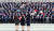 제20대 국회의원들이 6일 서울 여의도 국회 본청 앞 계단에서 열린 국회 개원 70주년 단체 기념사진 촬영에서 국회 직원들의 포즈 교육에 환하게 웃고 있다. [뉴스1]