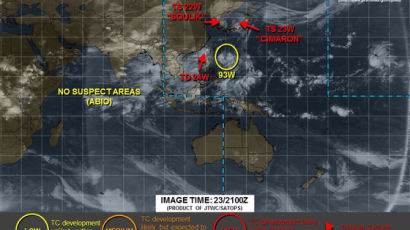 제21호 태풍 ‘제비’ 발생하나…대만 인근서 ‘열대요란’ 관측