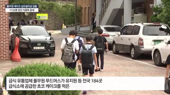 풀무원푸드머스 케이크 식중독 증세 2100명 넘어…학교 급식도 차질