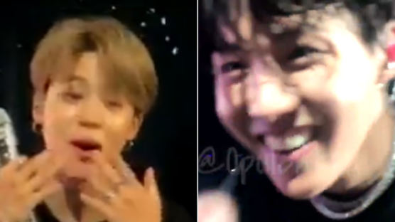 WATCH: "Don't Cry!" J-HOPE & JIMIN Sweetly Comforts Crying Fans at Concert