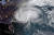 미국 해양대기국(NOAA)의 인공위성이 촬영한 허리케인 플로렌스. 13일(현지시각) 미국 동부 해안에 접근 중이다. [AP=연합뉴스]
