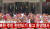 북한 김정은 위원장과 이설주 여사가 18일 평양 순안공항 공식 환영식장으로 입장하고 있다. [화면 캡쳐]
