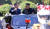문재인 대통령과 김정은 북한 국무위원장이 무개차를 함께 타고 18일 평양국제공항에서 백화원 초대소로 이동하고 있다. [평양사진공동취재단]