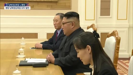 북한의 '성역' 노동당 본청서 처음 열린 남북 정상회담