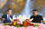 문재인 대통령과 김정은 북한 국무위원장이 19일 오후 평양 옥류관에서 열린 오찬에서 대화하고 있다. [평양공동사진취재단]