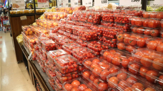 한 달 새 가격 82% 뛴 토마토…41개 수입 농축수산물 값도 올라