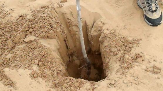 [서소문사진관]황사 발원지 쿠부치 사막에서 희망의 나무심기