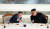 문재인 대통령과 김정은 국무위원장이 19일 오후 평양 옥류관에서 오찬을 하다 평양소주에 대해 대화를 나누고 있다. 평양사진공동취재단