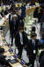 초청 연사로 나선 방탄소년단이 24일 유엔 유니세프 행사장에 입장하고 있다.[AFP=연합뉴스]
