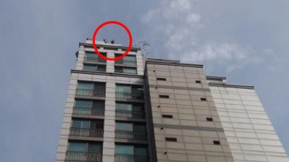20층 주상복합 옥상서 난동 중년 남성…5ｍ 아래 추락해 의식불명
