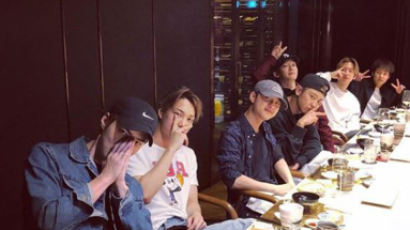 EXO Members Spotted as a Whole in Celebration of CHEN's 26th Birthday!