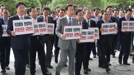 자유한국당, ‘심재철 수사’ 대검 항의방문…“무자비한 야당탄압”