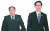 천해성 통일부 차관(오른쪽)과 전종수 북한 조국평화통일위원회 부위원장. [연합뉴스]