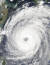 미국 항공우주국 인공위성에서 촬영한 24호 태풍 &#39;짜미&#39;의 모습. 지난달 28일 일본 오키나와를 통과할 때의 모습이다. [사진 AP=연합뉴스]