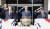 문재인 대통령이 국군의 날인 1일 오전 서울공항에서 열린 국군 유해 봉환행사에서 64위의 6.25 참전 국군 전사자에 대해 경례를 하고 있다. [연합뉴스]