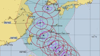 태풍 콩레이 대만서 진로 바꿀까…미 JTWC “7일 한반도 상륙 가능성”