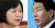 이정미 정의당 대표(左), 안상수 자유한국당 의원(右). [연합뉴스]