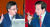 김동연 경제부총리(왼쪽)와 심재철 자유한국당 의원이 2일 국회 대정부 질문에서 ‘비인가 행정정보 무단유출’ 논란과 관련, 설전을 벌이고 있다. [변선구 기자]