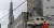 6일 제25호 태풍 &#39;콩레이&#39;로 인해 기울어진 첨탑과 무너진 건물 외벽. [사진 부산경찰서]