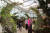 임시 개장한 서울식물원에서 11일 시민들이 식물을 관찰하고 있다. 김상선 기자