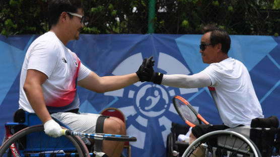 2018 장애인 AG 휠체어테니스 은메달 따낸 김명제