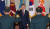 문재인 대통령이 12일 오전 청와대에서 열린 군 장성 진급 및 보직신고식에서 경례를 받고 있다. [청와대사진기자단]