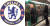 첼시 FC 엠블럼(왼쪽)과 지난 2015년 2월 파리 지하철역에서 흑인을 가로 막아선 첼시 팬들(오른쪽) [중앙포토, 유튜브 캡처]