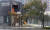 태풍 &#39;콩레이&#39;가 북상한 지난 6일 오전 부산 해운대구 우동의 한 모델하우스의 외관이 떨어져 도로에 나뒹굴고 있다. [뉴스1]