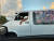 세이약의 차량으로 추정되는 하얀색 밴. 트럼프 대통령을 지지하는 스티커와 사진으로 도배돼 있다. [로이터=연합뉴스]