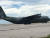 사이판 도착한 공군 C-130 허큘리스 수송기. [연합뉴스]