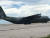 슈퍼 태풍 &#39;위투&#39;로 사이판에 발이 묶인 한국 관광객을 태울 대한민국 공군의 C-130 허큘리스 수송기가 27일 사이판 국제공항에 도착했다. [연합뉴스]