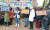 인천 옐로하우스 종사자들이 29일 인천 미추홀구청 앞에서 기자회견을 열고 있다. [사진 연합뉴스]
