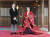 아키히토 일왕의 5촌 조카인 아야코(28) 공주와 회사원 모리야 게이(32)씨의 결혼식이 29일 도쿄 메이지진구에서 열리고 있다. [연합뉴스]
