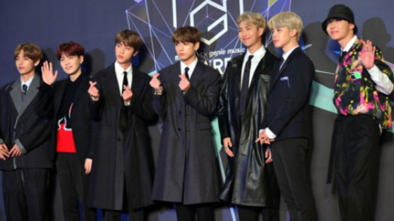 BTS Walks Red Carpet in Deadly Suits