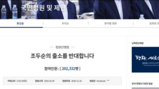 "조두순 출소 반대" 靑 국민청원 20만 돌파...이번이 두 번째