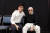 지난해 10월 히어로 영화 &#39;프로디걸&#39; 론칭 기념 행사가 열린 LA 코믹콘에서 만난 김용화 감독과 스탠 리. [사진 덱스터스튜디오]