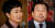 김무성 자유한국당 의원(오른쪽)이 13일 이언주 바른미래당 의원의 ‘부산 중구 영도’ 출마설에 대해 ’뜻이 있는 사람은 누구든지 와서 상의하면 잘 도와줄 생각을 하고 있다“고 말했다. [연합뉴스, 뉴스1]