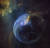미항공우주국(NASA)이 허블 우주 천체망원경 탄생 26주년을 맞아 공개한 &#39;거품 성운(Bubble Nebula)&#39; 사진. 이 성운은 지구에서 8000 광년 떨어진 카시오페이아 별자리에 있으며 거대한 가스와 먼지 구름이 성운 내부의 별빛의 조명을 받고 있다. [사진 미항공우주국(NASA)]