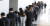 지난 11월 12일 오전 서울 서초구 aT센터에서 열린 ‘2018 삼성(전자계열) 협력사 채용한마당&#39;에 구직자들이 입장을 기다리고 있다. [연합뉴스]