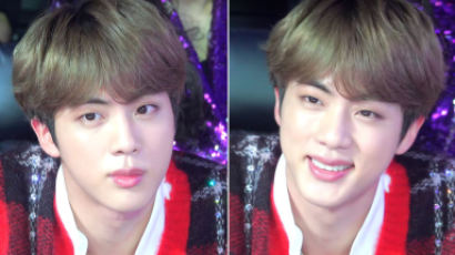BTS JIN Who Made Eye Contact and Smiled at a Fan Who Called His Name